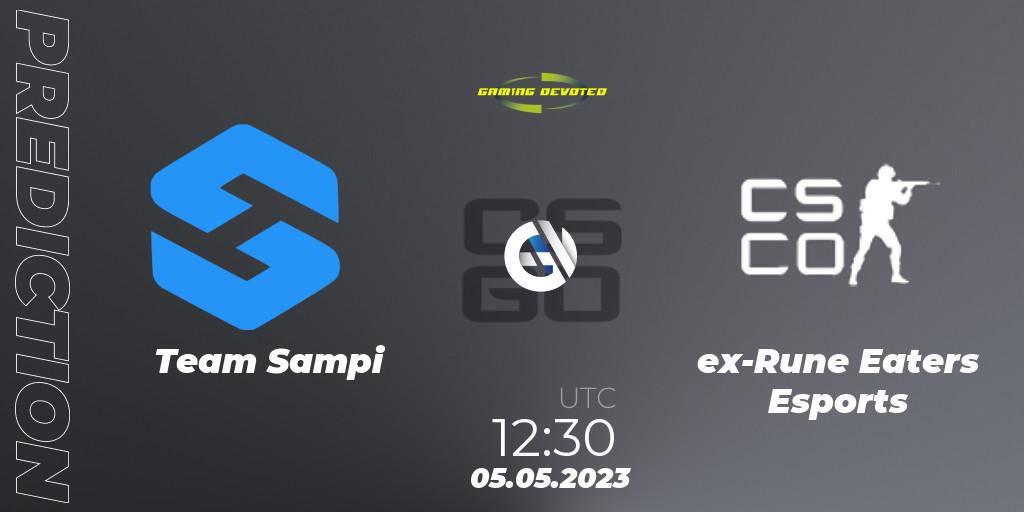 Team Sampi - ex-Rune Eaters Esports: прогноз. 06.05.2023 at 10:00, Counter-Strike (CS2), Gaming Devoted Become The Best: Series #1
