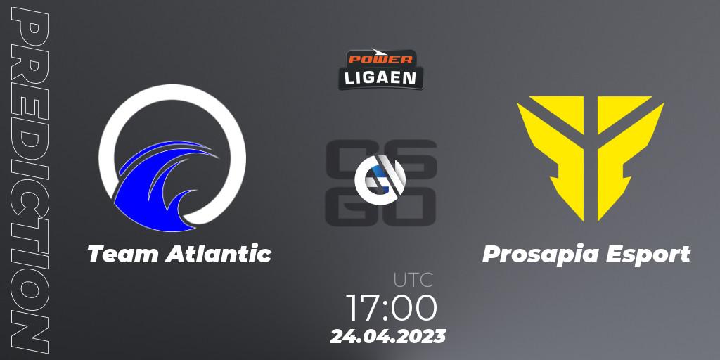 Team Atlantic - Prosapia Esport: прогноз. 24.04.23, CS2 (CS:GO), Dust2.dk Ligaen Season 23