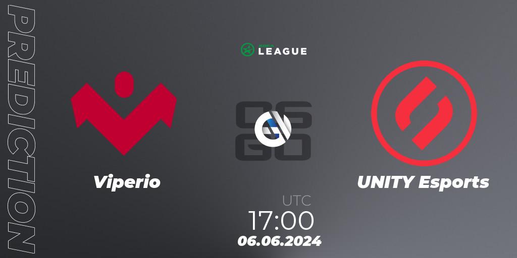 Viperio - UNITY Esports: прогноз. 06.06.2024 at 17:00, Counter-Strike (CS2), ESEA Season 49: Main Division - Europe