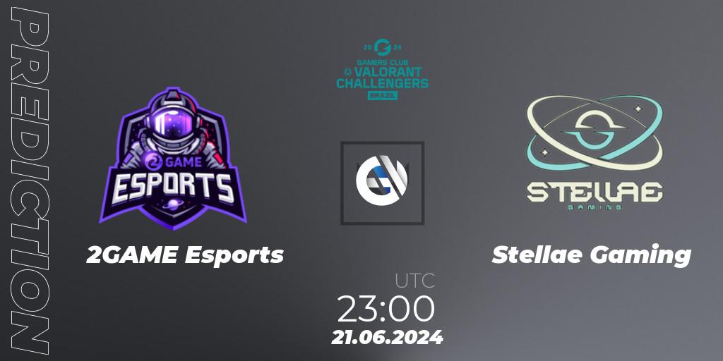 2GAME Esports - Stellae Gaming: прогноз. 26.06.2024 at 23:00, VALORANT, VALORANT Challengers 2024 Brazil: Split 2