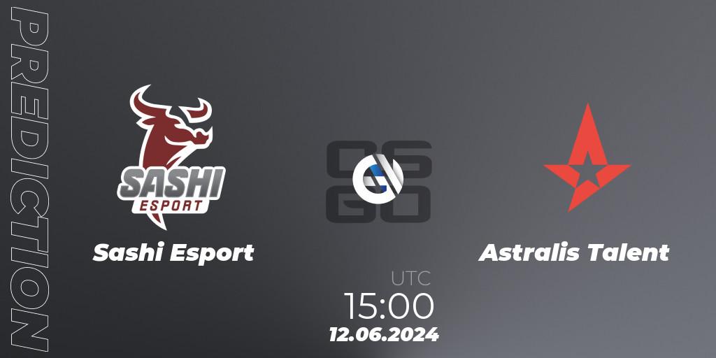 Sashi Esport - Astralis Talent: прогноз. 12.06.2024 at 15:00, Counter-Strike (CS2), Dust2.dk Ligaen Season 26