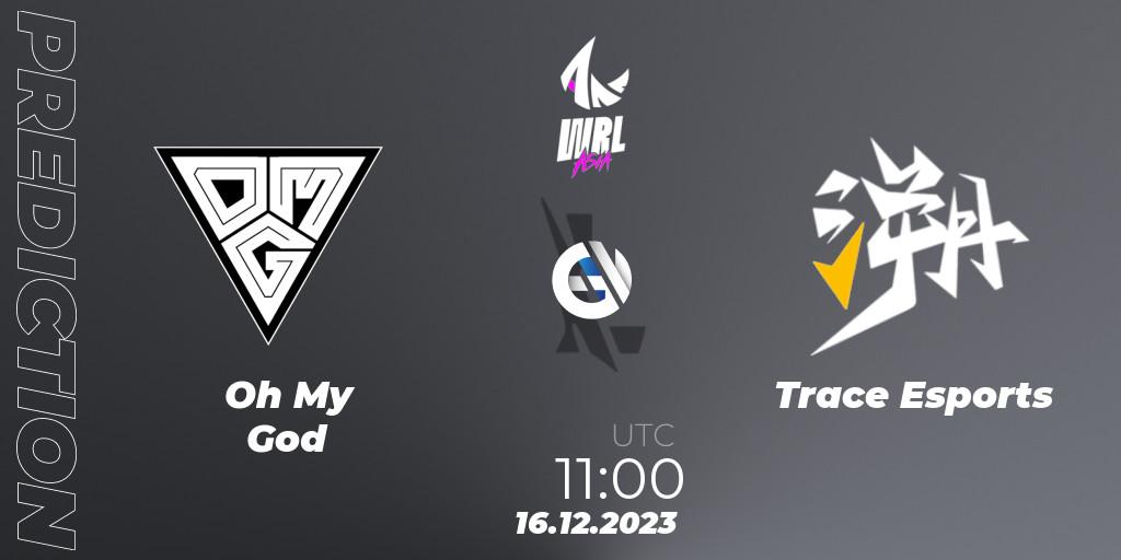 Oh My God - Trace Esports: прогноз. 16.12.2023 at 11:00, Wild Rift, WRL Asia 2023 - Season 2 - Regular Season