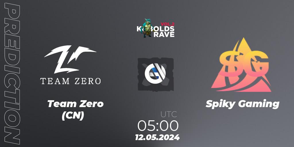 Team Zero (CN) - Spiky Gaming: прогноз. 12.05.2024 at 05:00, Dota 2, Cringe Station Kobolds Rave 2
