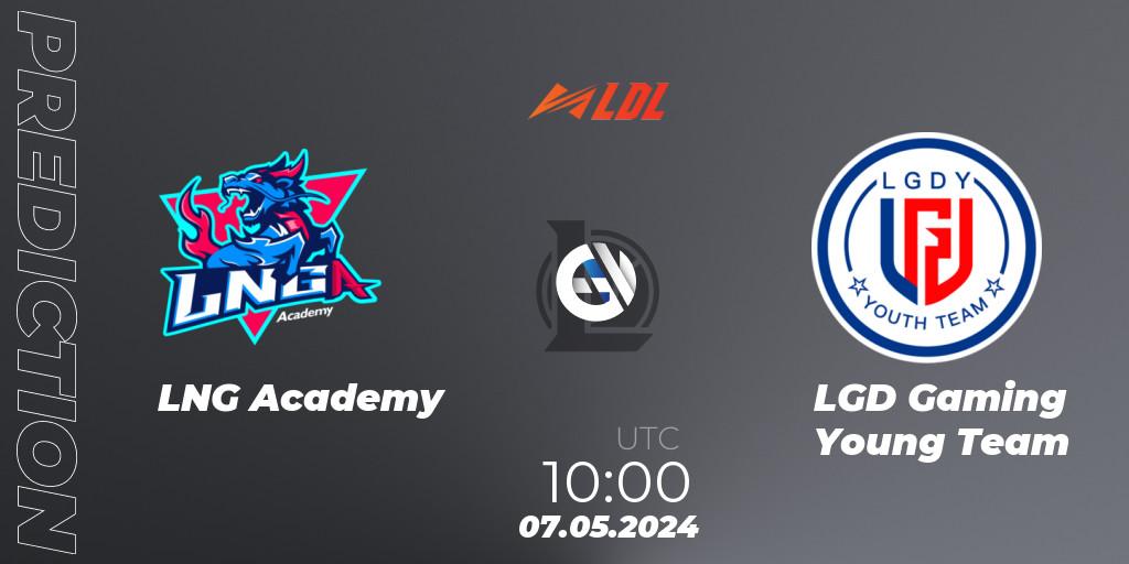 LNG Academy - LGD Gaming Young Team: прогноз. 07.05.2024 at 10:00, LoL, LDL 2024 - Stage 2