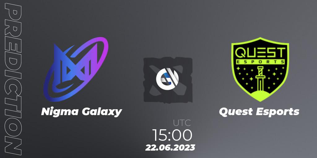 Nigma Galaxy - PSG Quest: прогноз. 22.06.2023 at 15:02, Dota 2, Riyadh Masters 2023 MENA Qualifier