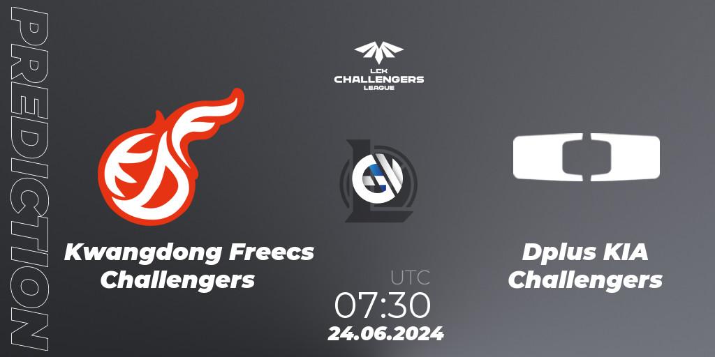 Kwangdong Freecs Challengers - Dplus KIA Challengers: прогноз. 24.06.2024 at 07:30, LoL, LCK Challengers League 2024 Summer - Group Stage