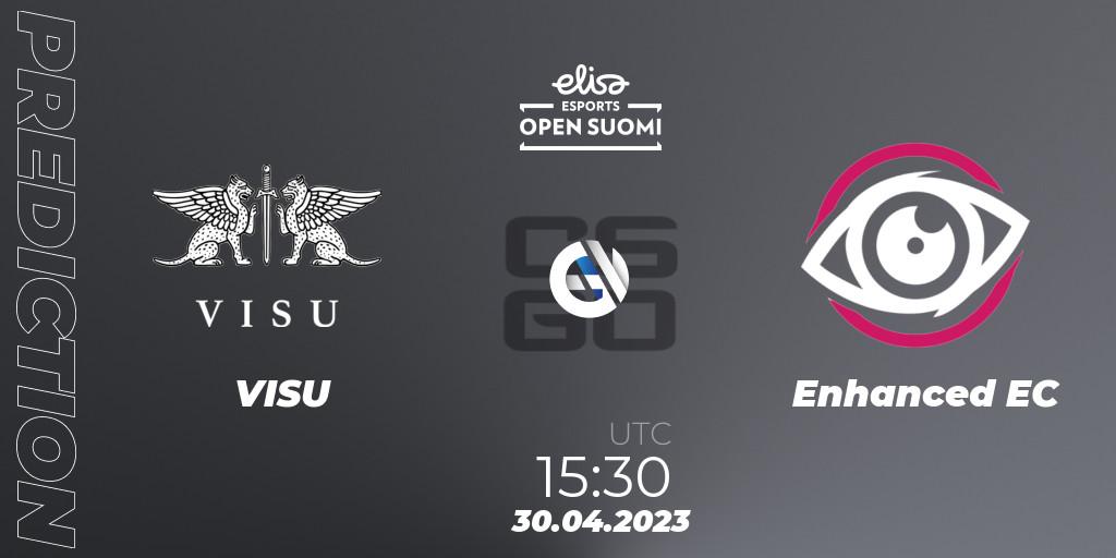 VISU - Enhanced EC: прогноз. 30.04.2023 at 15:30, Counter-Strike (CS2), Elisa Open Suomi Season 5