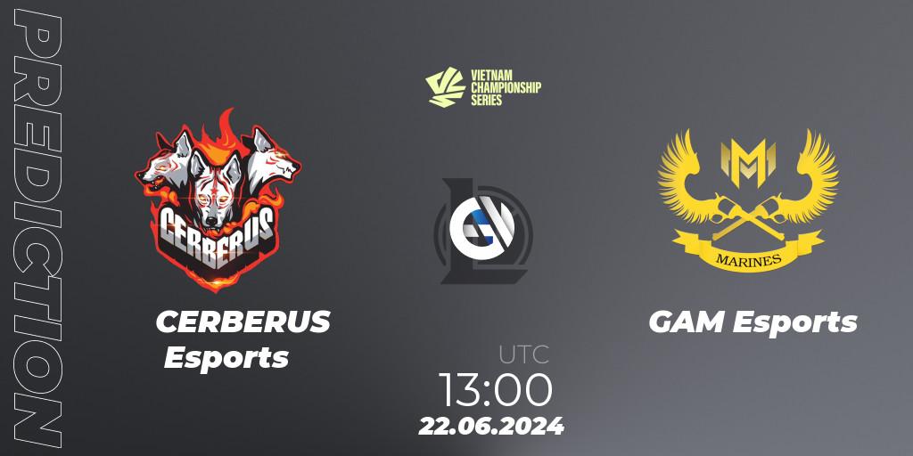 CERBERUS Esports - GAM Esports: прогноз. 22.06.2024 at 13:00, LoL, VCS Summer 2024 - Group Stage