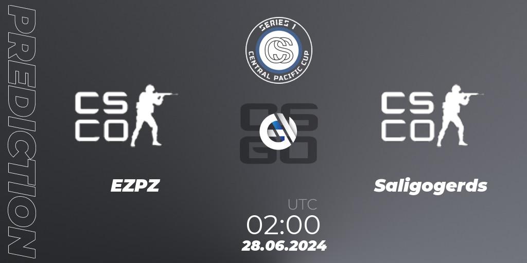 EZPZ - Saligogerds: прогноз. 28.06.2024 at 02:00, Counter-Strike (CS2), Central Pacific Cup: Series 1
