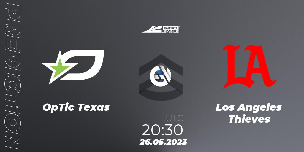 OpTic Texas - Los Angeles Thieves: прогноз. 26.05.2023 at 20:30, Call of Duty, Call of Duty League 2023: Stage 5 Major