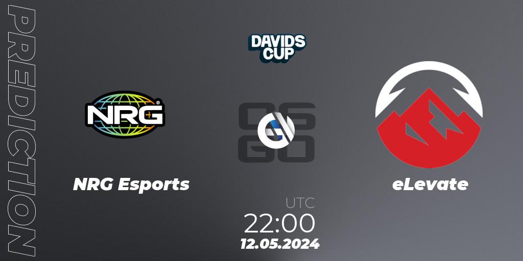 NRG Esports - eLevate: прогноз. 12.05.2024 at 22:00, Counter-Strike (CS2), David's Cup 2024