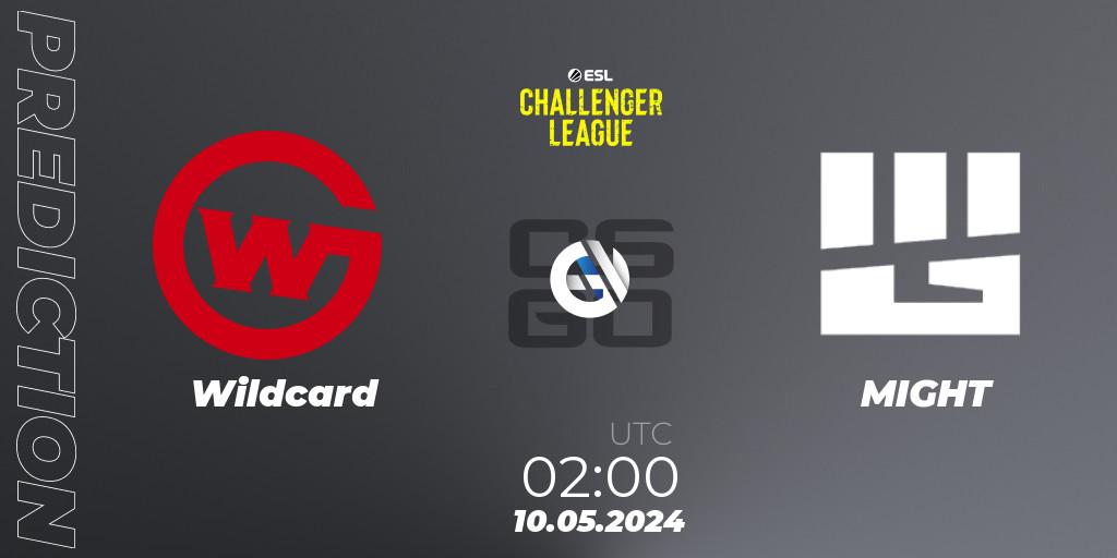 Wildcard - MIGHT: прогноз. 10.05.2024 at 01:00, Counter-Strike (CS2), ESL Challenger League Season 47: North America