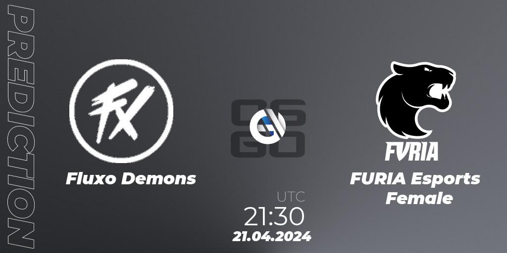 Fluxo Demons - FURIA Esports Female: прогноз. 21.04.2024 at 23:00, Counter-Strike (CS2), CBGE Copa Rio 2024