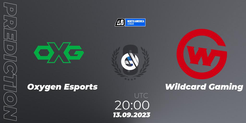Oxygen Esports - Wildcard Gaming: прогноз. 13.09.2023 at 20:00, Rainbow Six, North America League 2023 - Stage 2