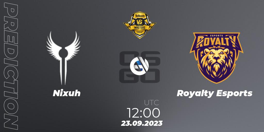 Nixuh - Royalty Esports: прогноз. 23.09.2023 at 12:00, Counter-Strike (CS2), VS Gaming League Masters 2023