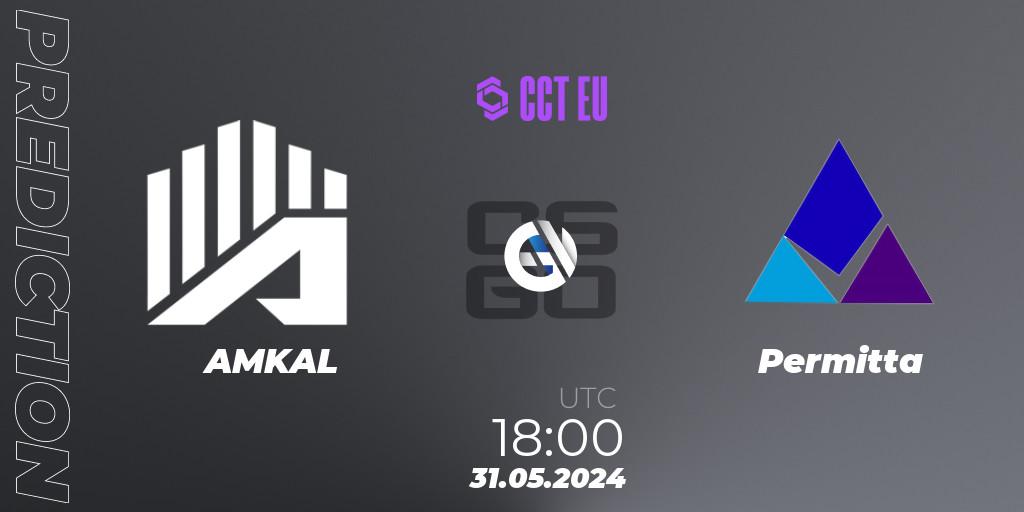 AMKAL - Permitta: прогноз. 31.05.2024 at 18:30, Counter-Strike (CS2), CCT Season 2 Europe Series 4