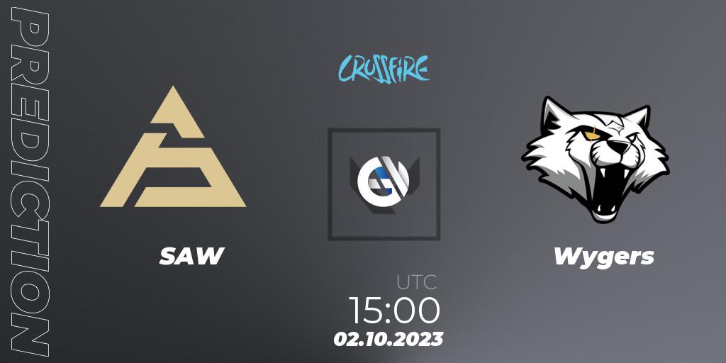 SAW - Wygers: прогноз. 02.10.2023 at 15:00, VALORANT, LVP - Crossfire Cup 2023: Contenders #1