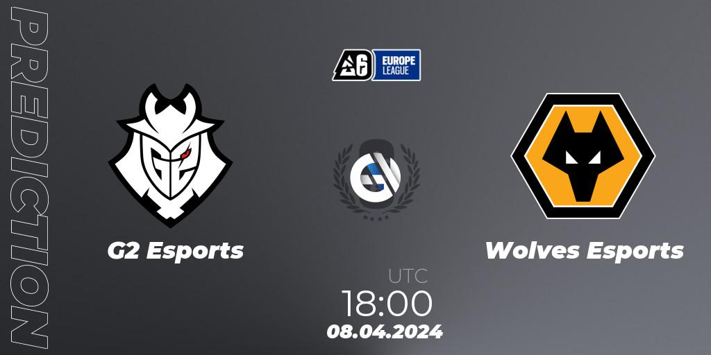 G2 Esports - Wolves Esports: прогноз. 08.04.24, Rainbow Six, Europe League 2024 - Stage 1