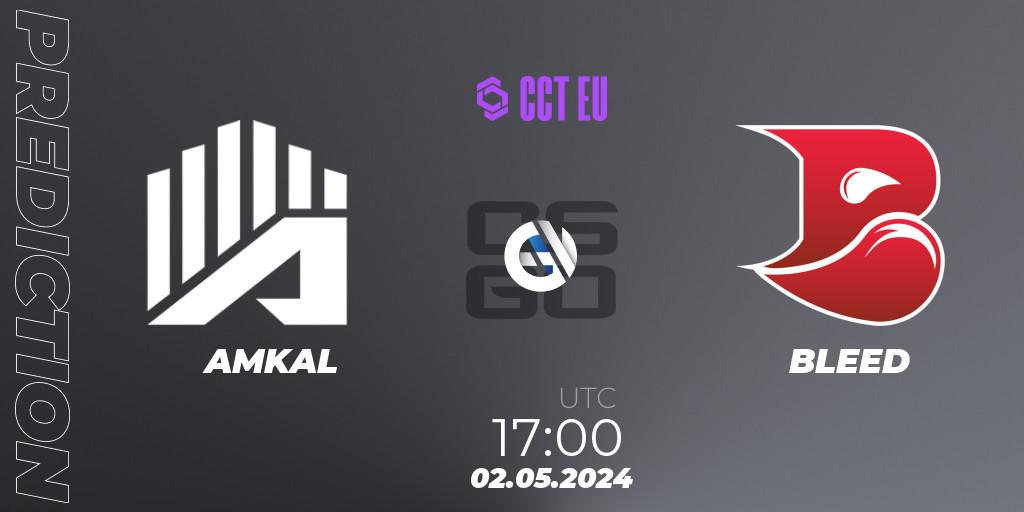 AMKAL - BLEED: прогноз. 02.05.2024 at 18:15, Counter-Strike (CS2), CCT Season 2 Europe Series 1