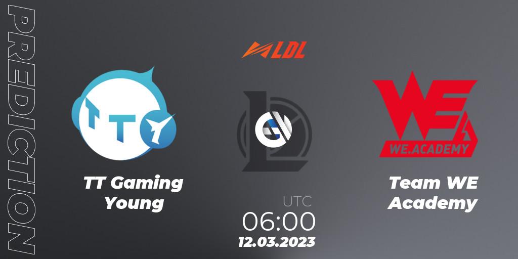 TT Gaming Young - Team WE Academy: прогноз. 12.03.2023 at 06:00, LoL, LDL 2023 - Regular Season