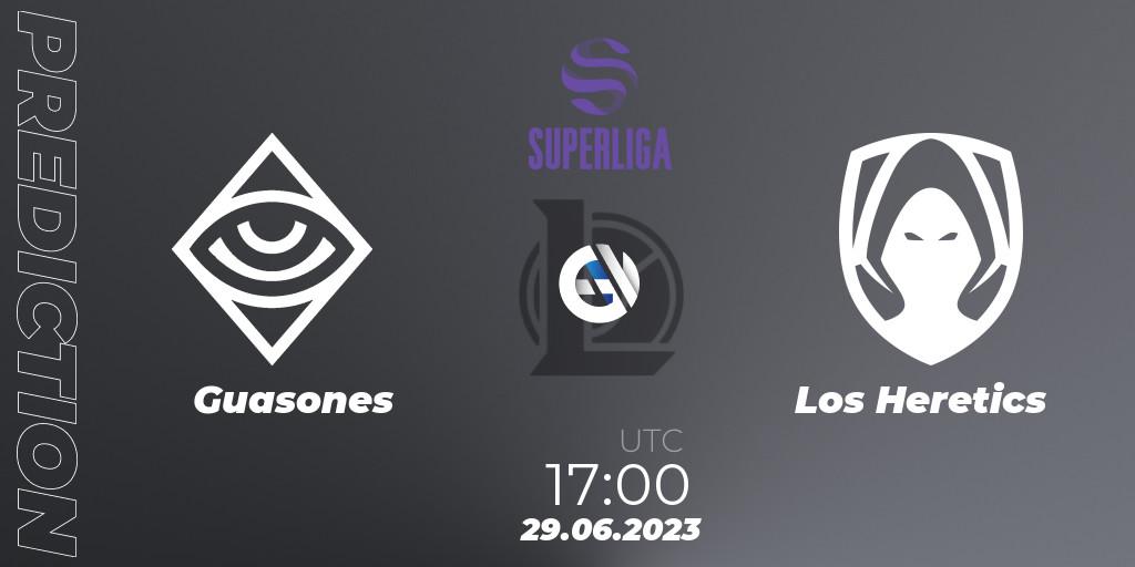 Guasones - Los Heretics: прогноз. 04.07.2023 at 17:00, LoL, Superliga Summer 2023 - Group Stage