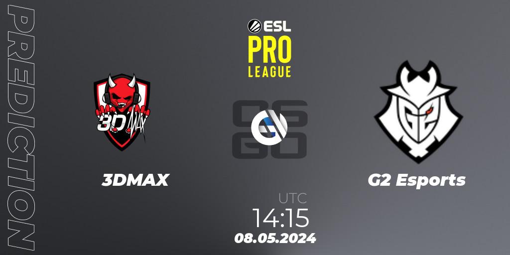 3DMAX - G2 Esports: прогноз. 08.05.24, CS2 (CS:GO), ESL Pro League Season 19