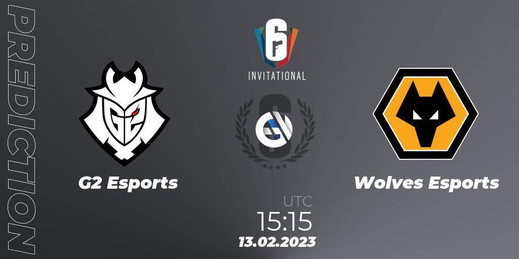 G2 Esports - Wolves Esports: прогноз. 13.02.23, Rainbow Six, Six Invitational 2023