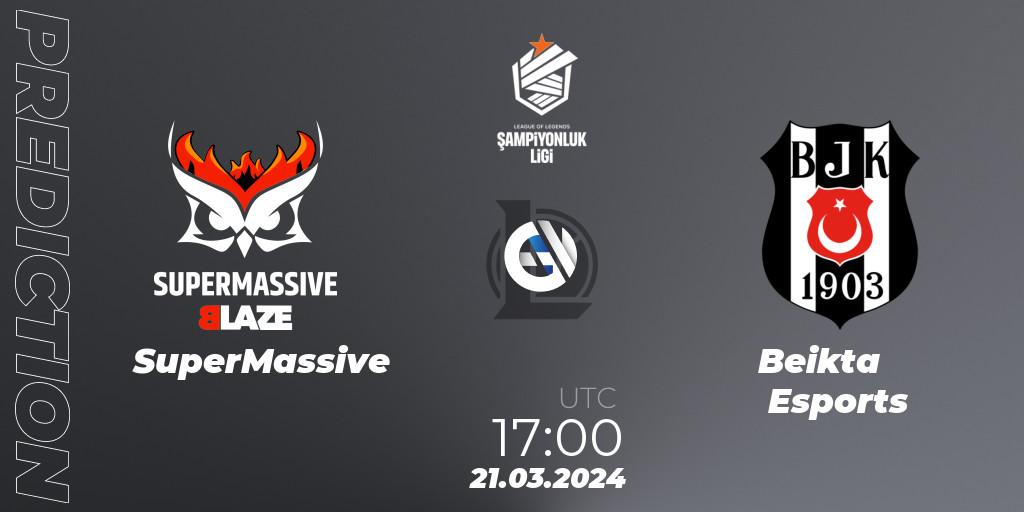 SuperMassive - Beşiktaş Esports: прогноз. 21.03.2024 at 17:00, LoL, TCL Winter 2024