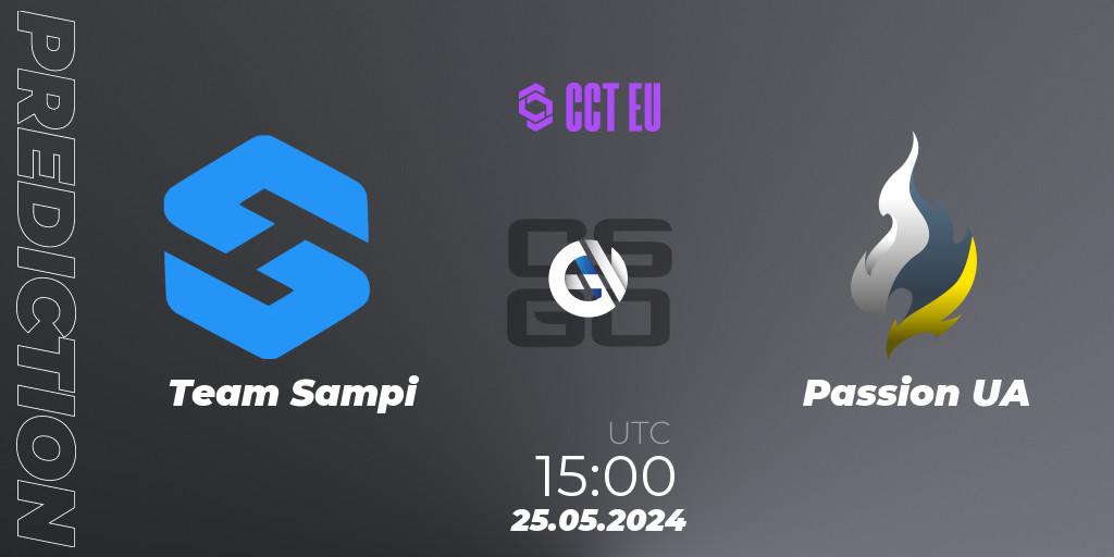 Team Sampi - Passion UA: прогноз. 25.05.2024 at 15:00, Counter-Strike (CS2), CCT Season 2 Europe Series 4