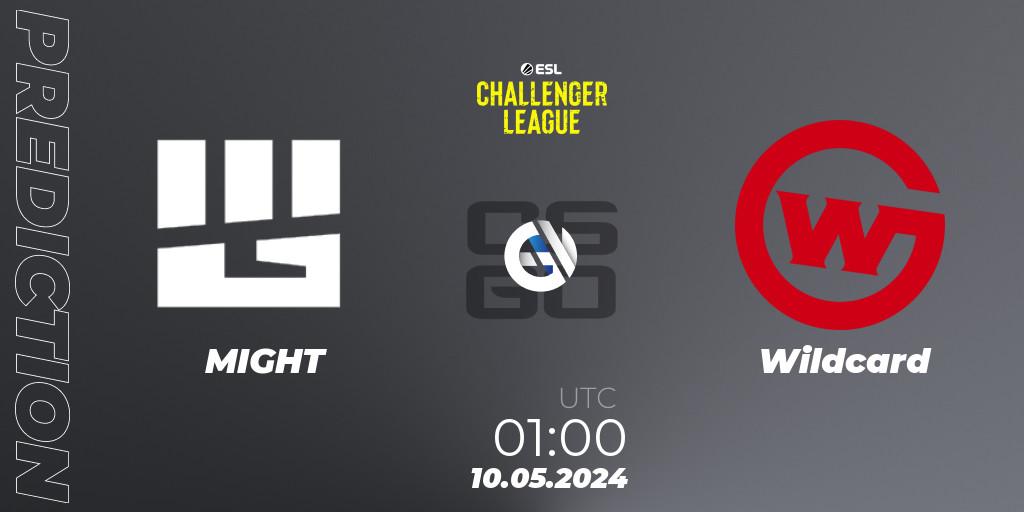 MIGHT - Wildcard: прогноз. 10.05.2024 at 00:00, Counter-Strike (CS2), ESL Challenger League Season 47: North America