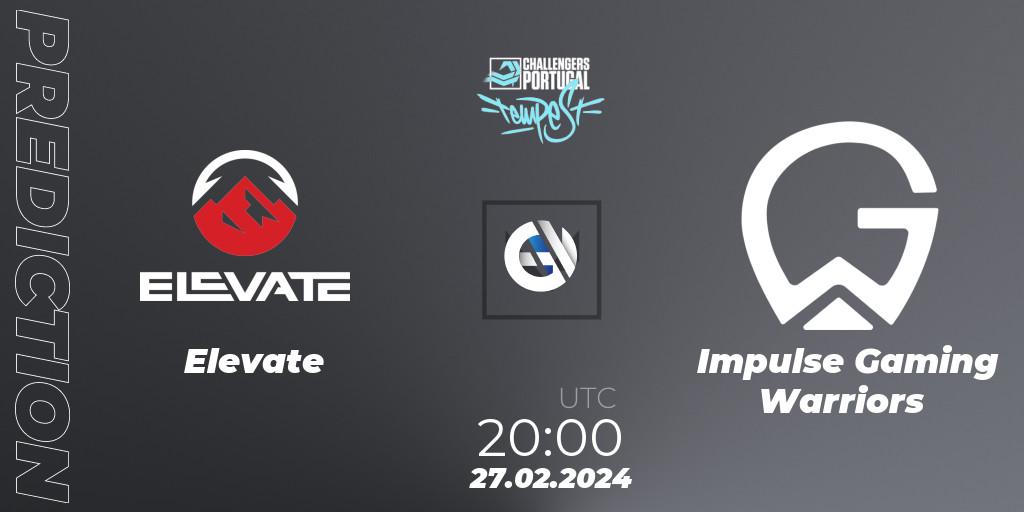 Elevate - Impulse Gaming Warriors: прогноз. 27.02.24, VALORANT, VALORANT Challengers 2024 Portugal: Tempest Split 1