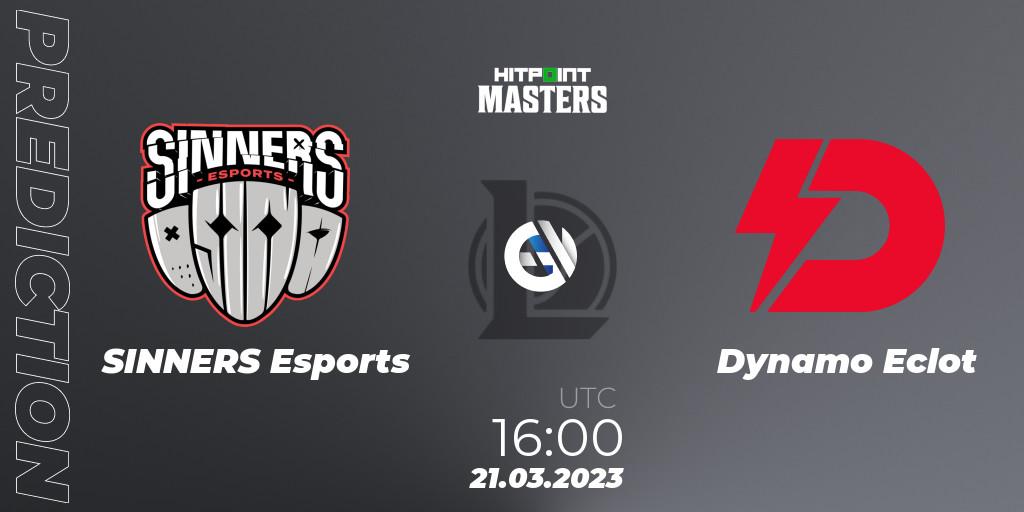 SINNERS Esports - Dynamo Eclot: прогноз. 21.03.23, LoL, Hitpoint Masters Spring 2023