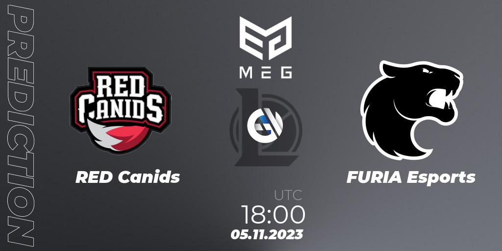RED Canids - FURIA Esports: прогноз. 05.11.23, LoL, MEG League of Legends 2023