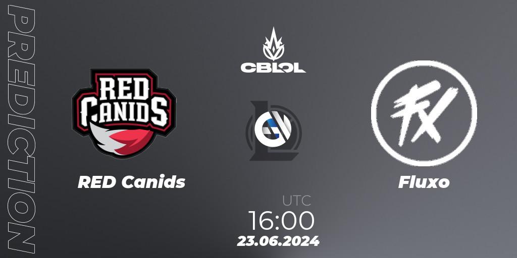 RED Canids - Fluxo: прогноз. 23.06.2024 at 16:00, LoL, CBLOL Split 2 2024 - Group Stage