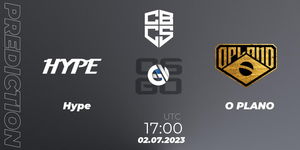 Hype - O PLANO: прогноз. 02.07.2023 at 17:00, Counter-Strike (CS2), CBCS 2023 Masters: Open Qualifier