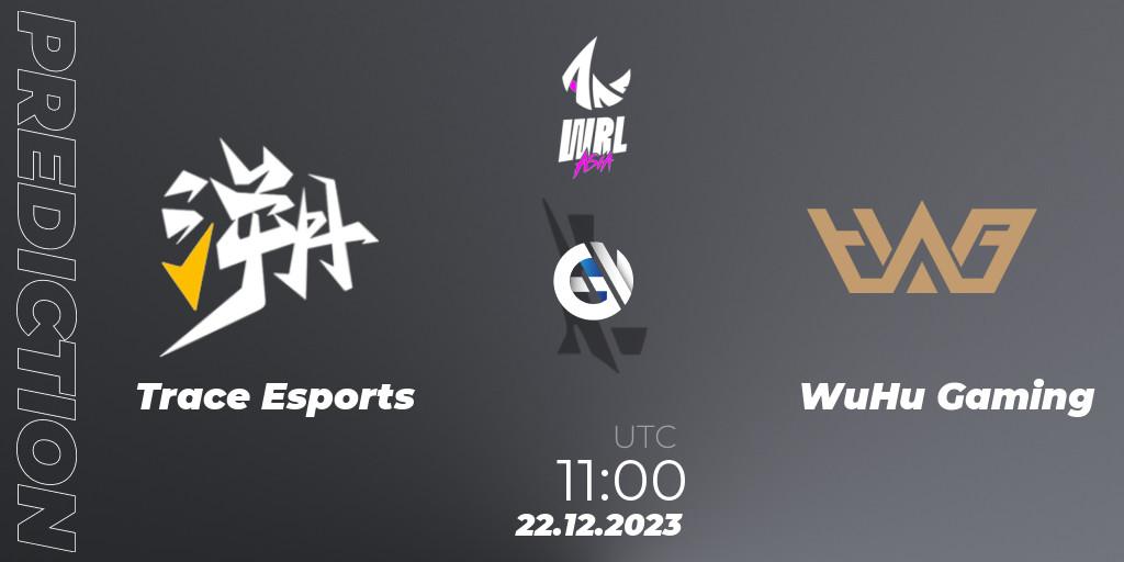 Trace Esports - WuHu Gaming: прогноз. 22.12.23, Wild Rift, WRL Asia 2023 - Season 2 - Regular Season