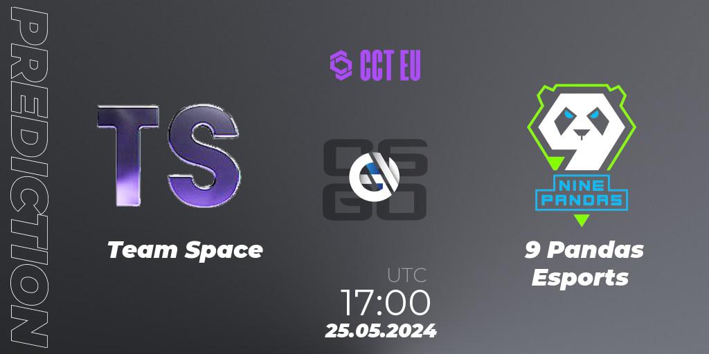 Team Space - 9 Pandas Esports: прогноз. 25.05.2024 at 17:50, Counter-Strike (CS2), CCT Season 2 European Series #3