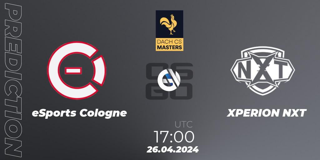 eSports Cologne - XPERION NXT: прогноз. 22.04.2024 at 18:00, Counter-Strike (CS2), DACH CS Masters Season 1: Division 2