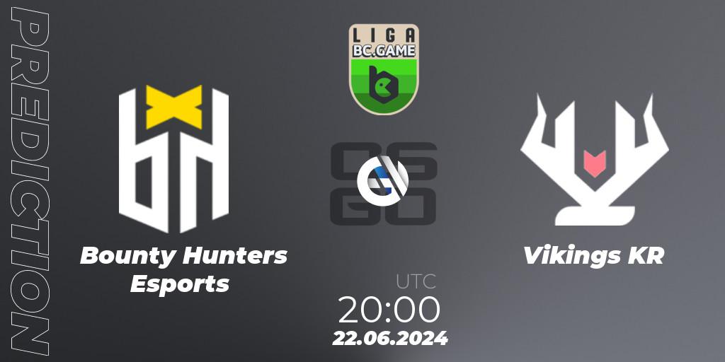 Bounty Hunters Esports - Vikings KR: прогноз. 27.06.2024 at 16:00, Counter-Strike (CS2), Dust2 Brasil Liga Season 3: Division 1