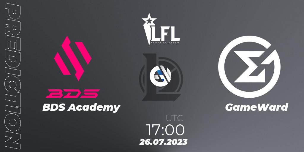 BDS Academy - GameWard: прогноз. 26.07.2023 at 17:00, LoL, LFL Summer 2023 - Group Stage