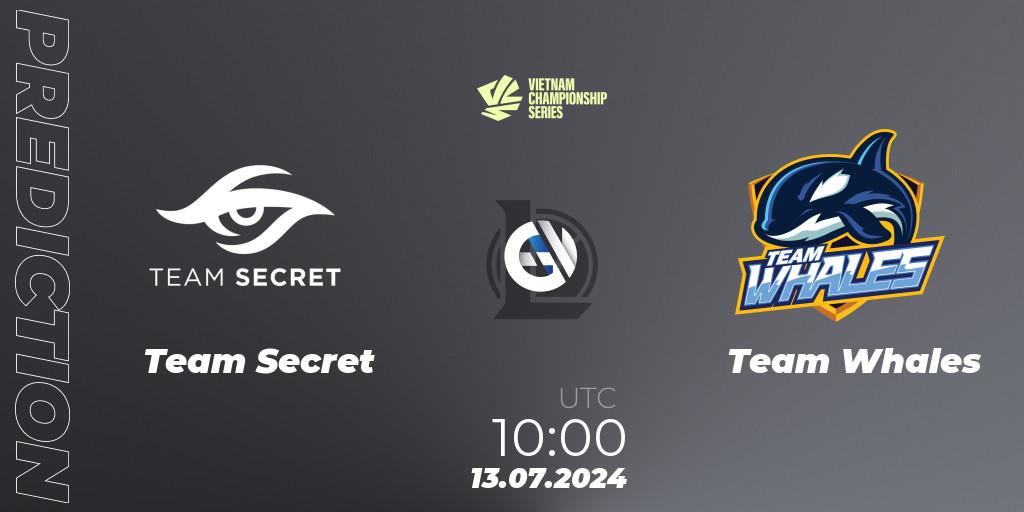 Team Secret - Team Whales: прогноз. 26.07.2024 at 10:00, LoL, VCS Summer 2024 - Group Stage