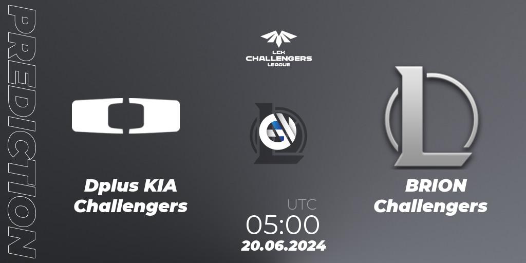 Dplus KIA Challengers - BRION Challengers: прогноз. 20.06.2024 at 05:00, LoL, LCK Challengers League 2024 Summer - Group Stage
