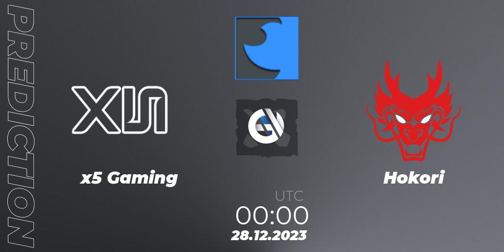 x5 Gaming - Hokori: прогноз. 17.01.2024 at 00:20, Dota 2, FastInvitational DotaPRO Season 2