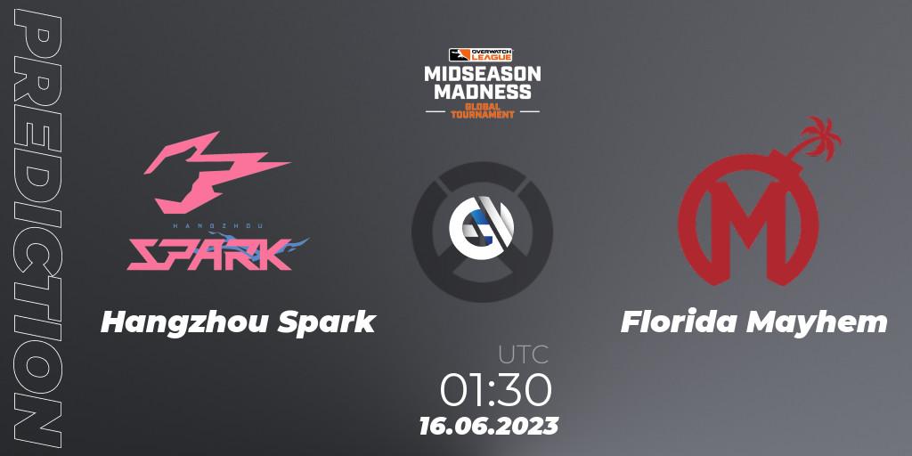 Hangzhou Spark - Florida Mayhem: прогноз. 16.06.23, Overwatch, Overwatch League 2023 - Midseason Madness