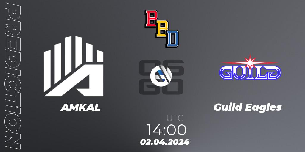 AMKAL - Guild Eagles: прогноз. 02.04.2024 at 14:00, Counter-Strike (CS2), BetBoom Dacha Belgrade 2024: European Qualifier