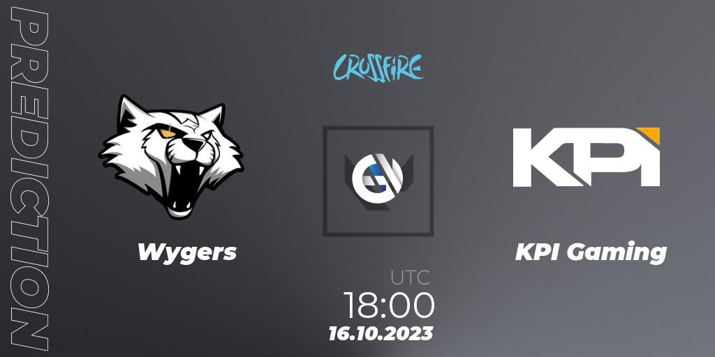 Wygers - KPI Gaming: прогноз. 16.10.2023 at 18:00, VALORANT, LVP - Crossfire Cup 2023: Contenders #2