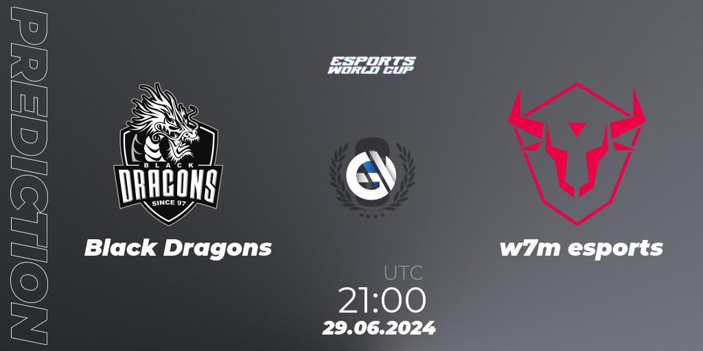 Black Dragons - w7m esports: прогноз. 30.06.2024 at 00:30, Rainbow Six, Esports World Cup 2024: Brazil CQ