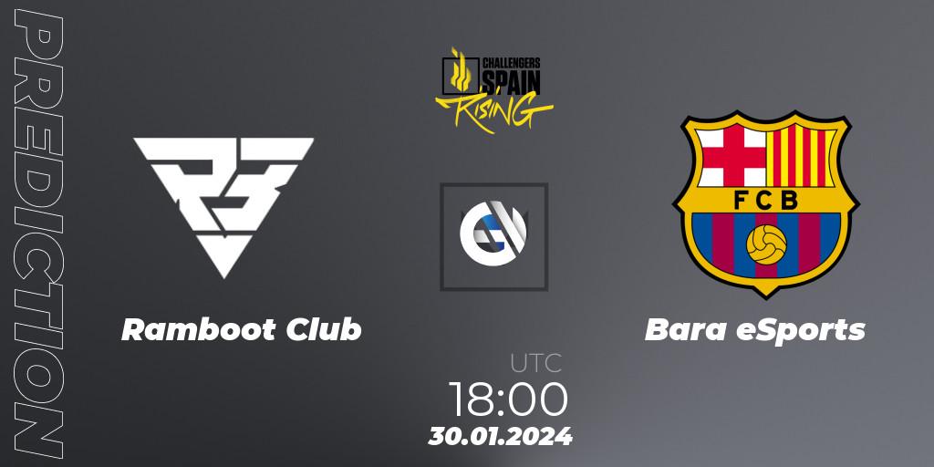 Ramboot Club - Barça eSports: прогноз. 30.01.24, VALORANT, VALORANT Challengers 2024 Spain: Rising Split 1