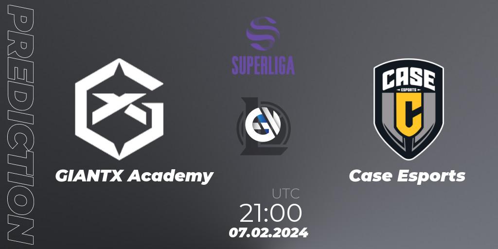 GIANTX Academy - Case Esports: прогноз. 07.02.2024 at 21:00, LoL, Superliga Spring 2024 - Group Stage