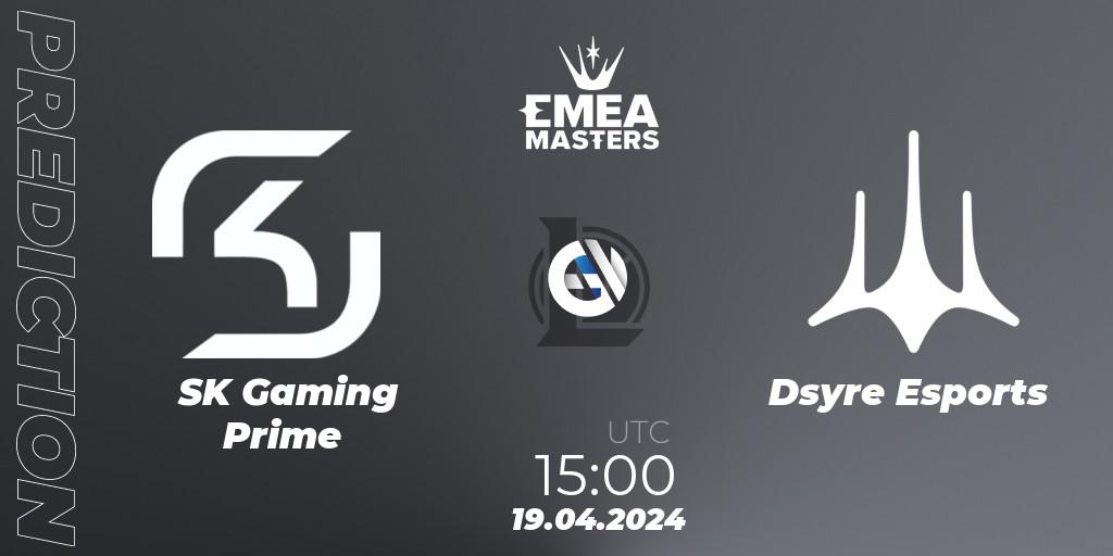 SK Gaming Prime - Dsyre Esports: прогноз. 19.04.24, LoL, EMEA Masters Spring 2024 - Group Stage